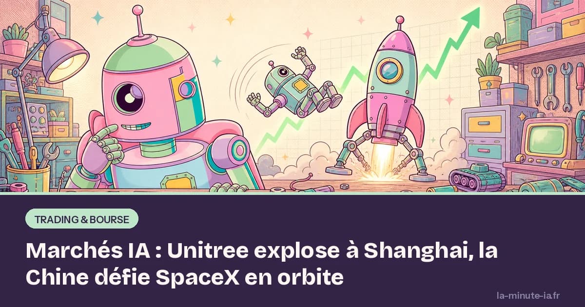 Marchés IA : Unitree explose à Shanghai, la Chine défie SpaceX en orbite
