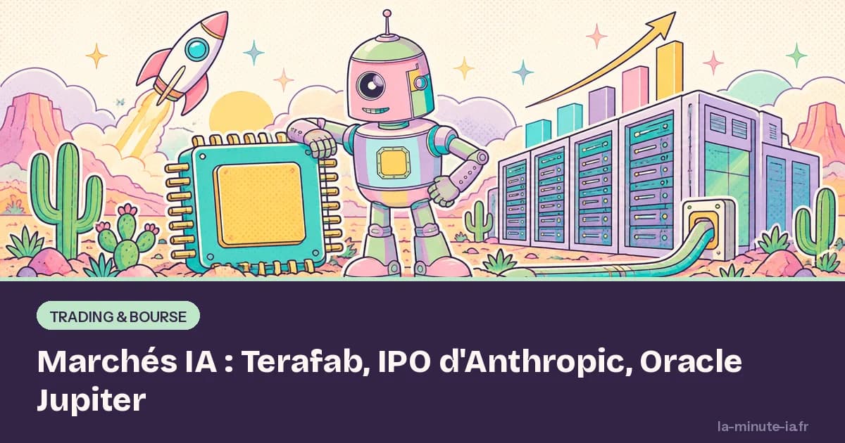 Marchés IA : Terafab, IPO d'Anthropic, Oracle Jupiter
