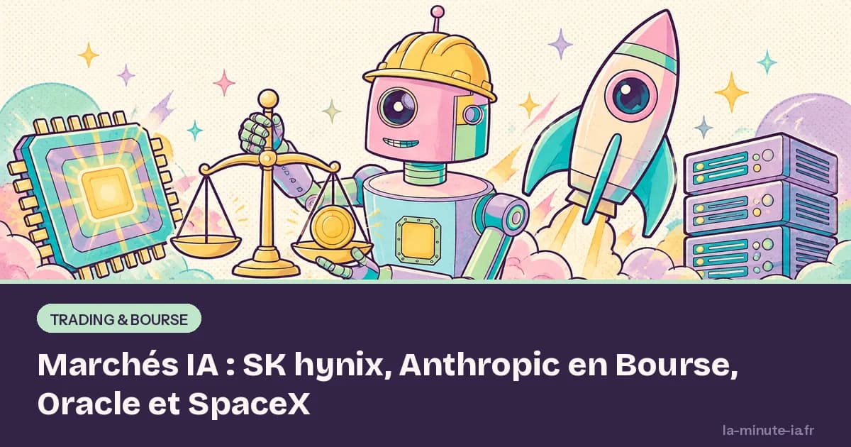 Marchés IA : SK hynix, Anthropic en Bourse, Oracle et SpaceX